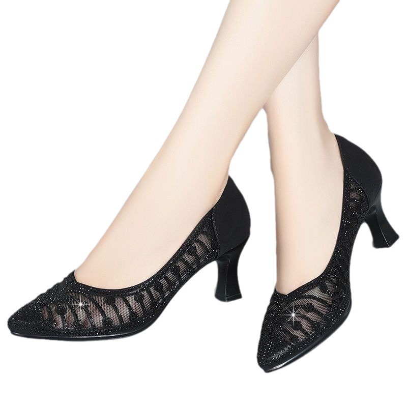 Mesh summer women's shoes low-cut