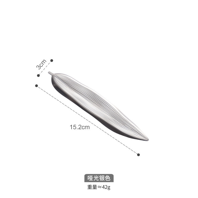 Creativo de la hoja de sauce palillos titular hogar palillos públicos soporte de metal espejo 304 de acero inoxidable cuchara titular hotel restaurante Mesa