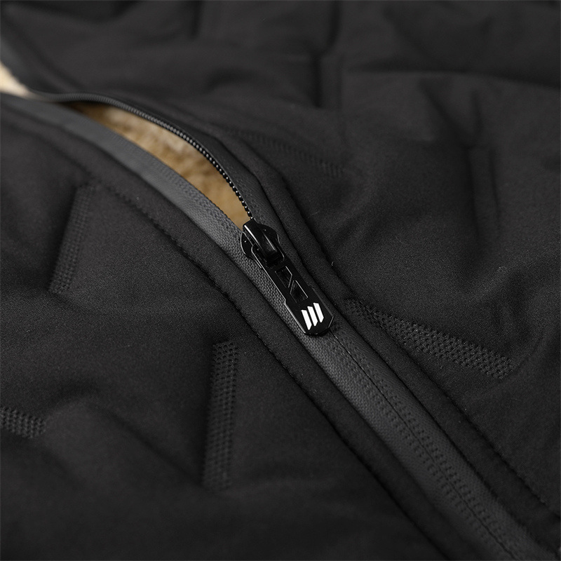 Nuevo Abrigo acolchado de algodón de lana de cordero de invierno transfronterizo para hombres más tamaño abajo Abrigo acolchado de algodón con forro polar grueso abrigo suelto chaqueta acolchada de algodón cálido