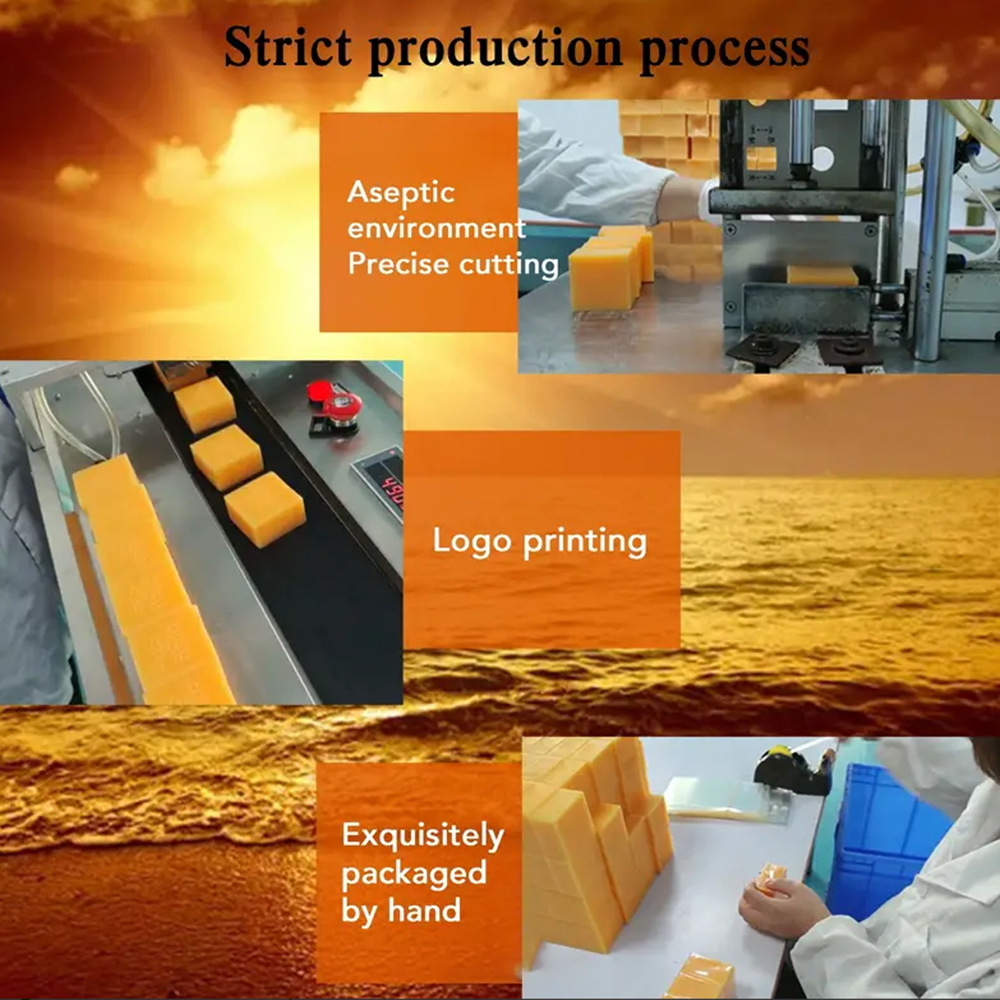 Comercio exterior transfronterizo jabón de zanahoria jabón de cúrcuma jabón hecho a mano de Ácido Kójico jabón de baño