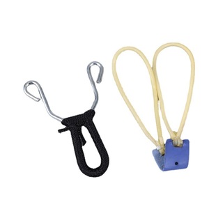 Double rubber band steel handle slingshot nostalgic toy rubber band steel handle slingshot two yuan store department store wholesale supply