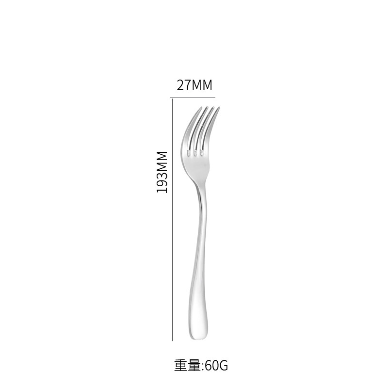 ステンレス食器81シリーズの厚いナイフフォークスプーン洋食ステーキナイフフォークスプーンホテル食器用品|undefined