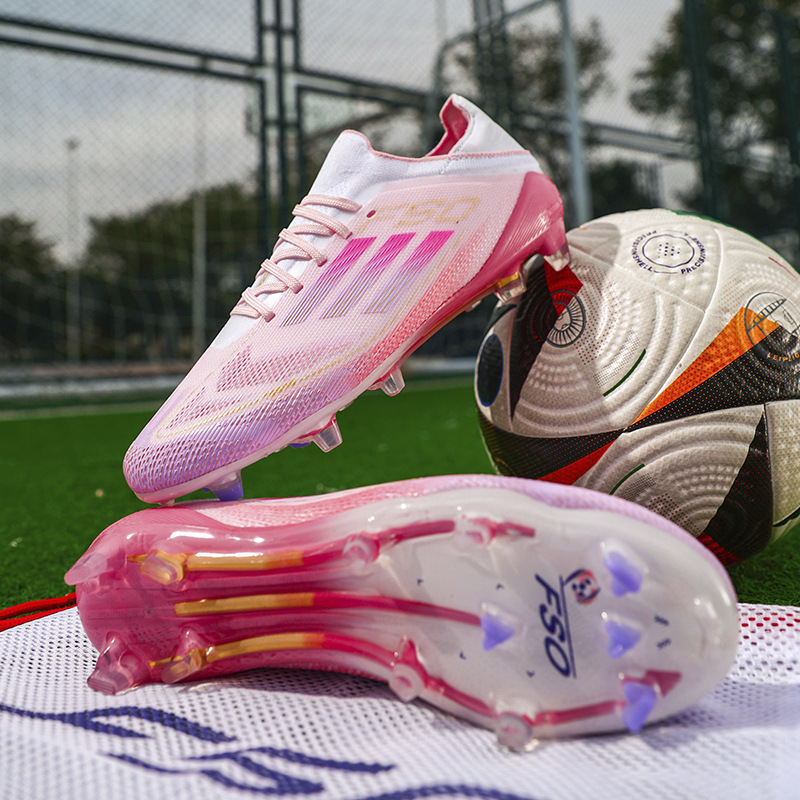 Zapatos de fútbol para hombre, mujer y niños, zapatos de entrenamiento TF con tacos resistentes al desgaste, para escuela primaria