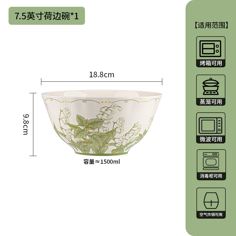 tazón de arroz casero fresco pequeño color tazón de sopa tazón de fideos tazón de cerámica cubiertos de platos set de platos de platos esmalte casero tazón de cerámica image 15