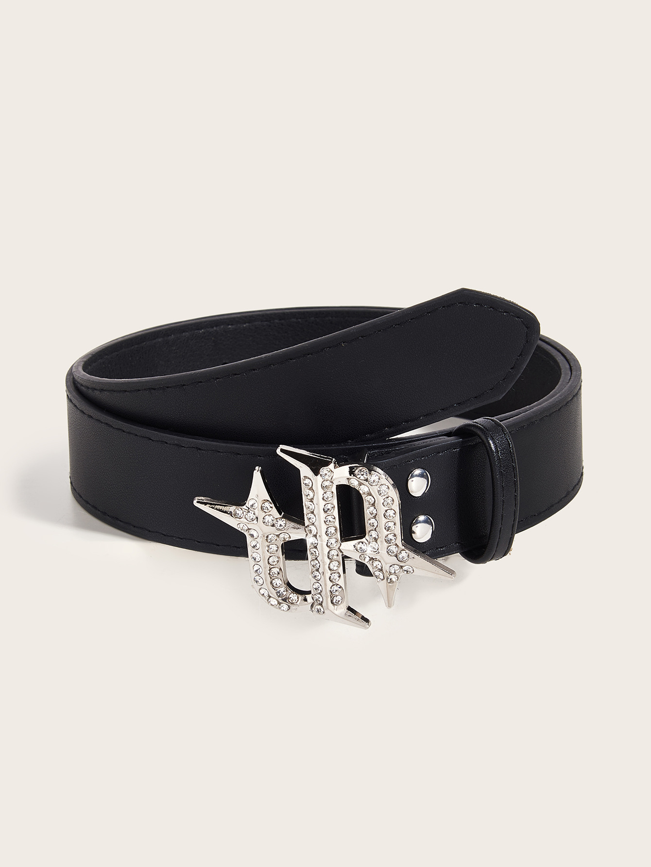 Simple Style Classic Style Solid Color Pu Leather Alloy Women's Leather Belts display picture 2