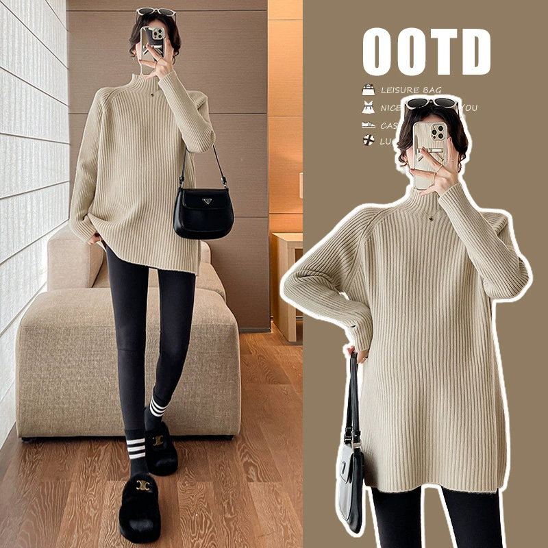 Нижняя рубашка для беременных осенью и зимой