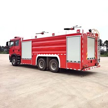 11吨干粉泡沫水罐联用消防车 消防泵水罐泡沫液罐干粉灭火剂罐