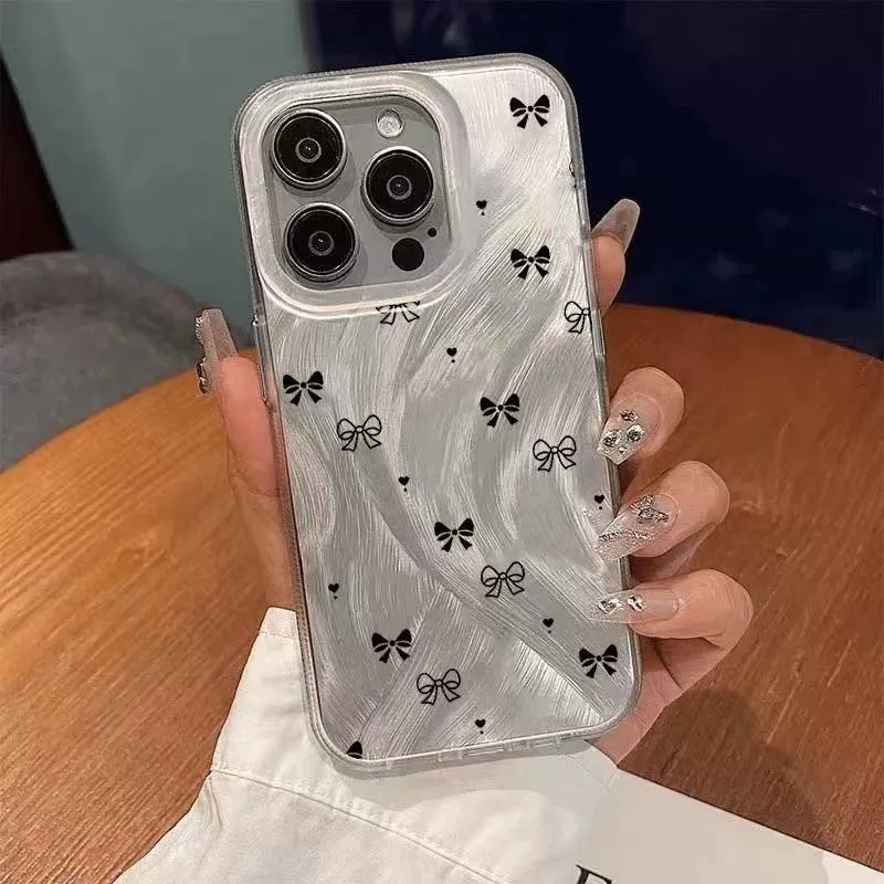 Apple, iPhone16, совместимый чехол с бантом, iPhone15 Pro, 16promax, 13promax