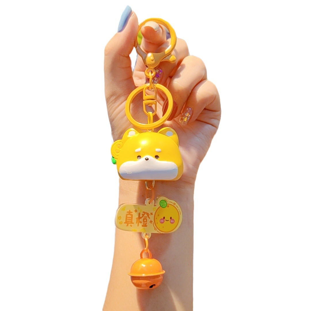 Caramelo animal llavero resina lindos colgantes de dibujos animados bolsos de automóviles llavero exquisito colgantes pequeños regalos