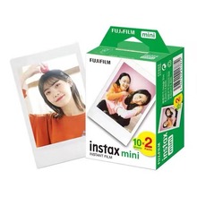 富士 拍立得相纸3寸20张白边 适用于富士 instax mini 拍立得胶片