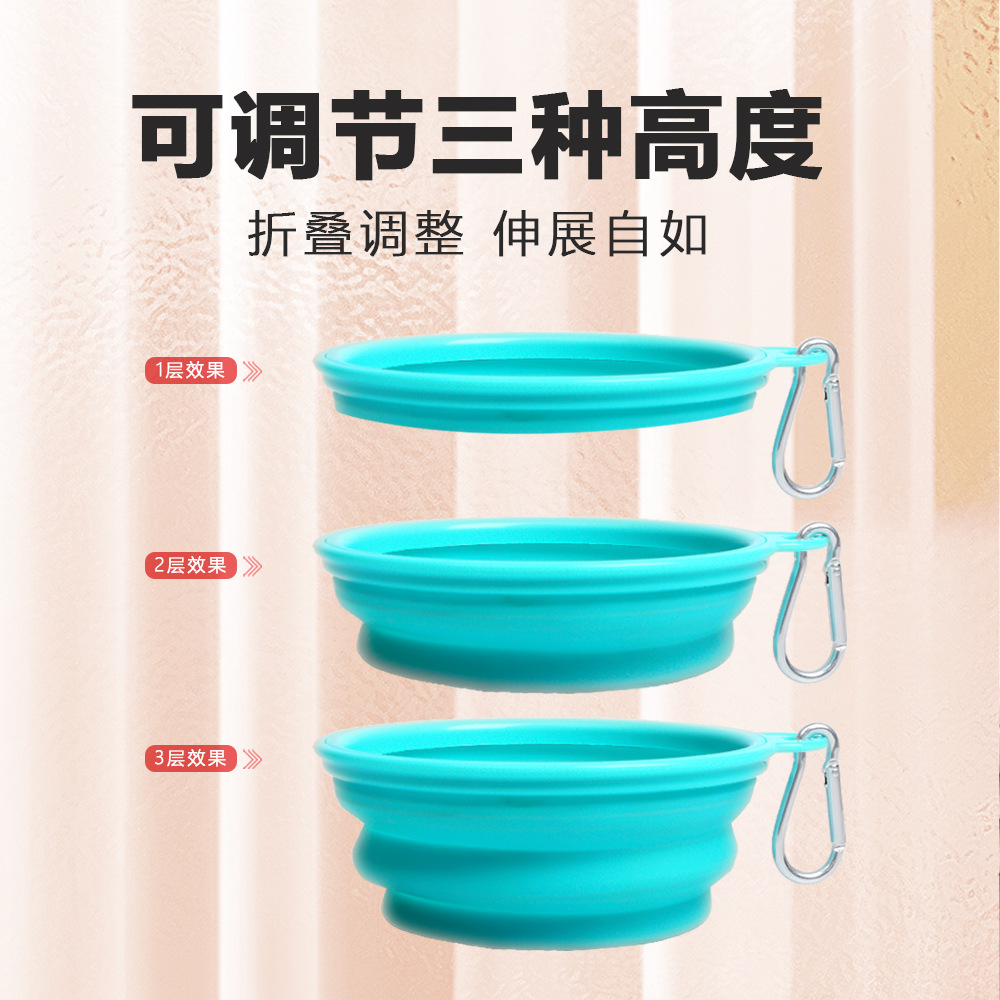 Tacos plegables para mascotas, tacos para perros, tacos para perros retráctiles, tacos para viajes al aire libre, tacos para alimentos para perros domésticos