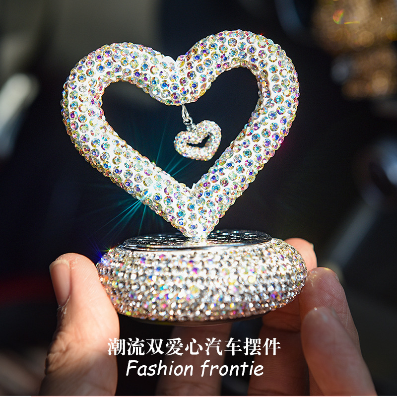 Handmade diamond star car accessories center console car ornaments personalized girls car ornaments factory direct sales