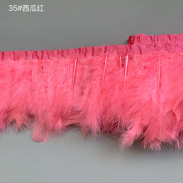 35# watermelon red [high-quality feathers] 2 meters/piece