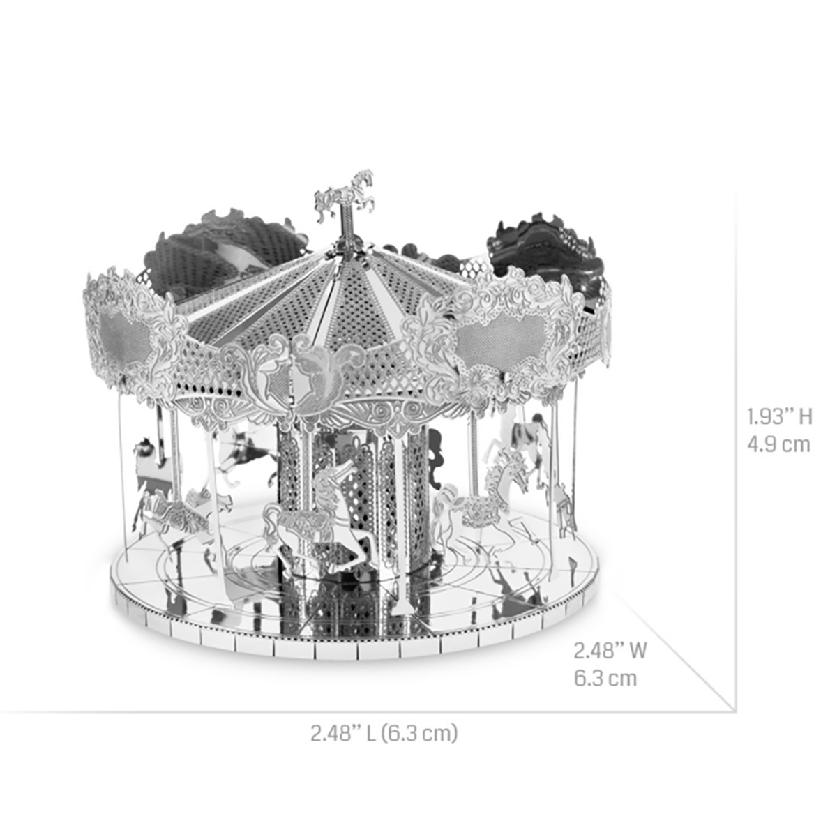 R2D2DIY puzzle de metal 3D hecho a mano modelo tridimensional para adultos Juguetes de puzzle de ensamblaje