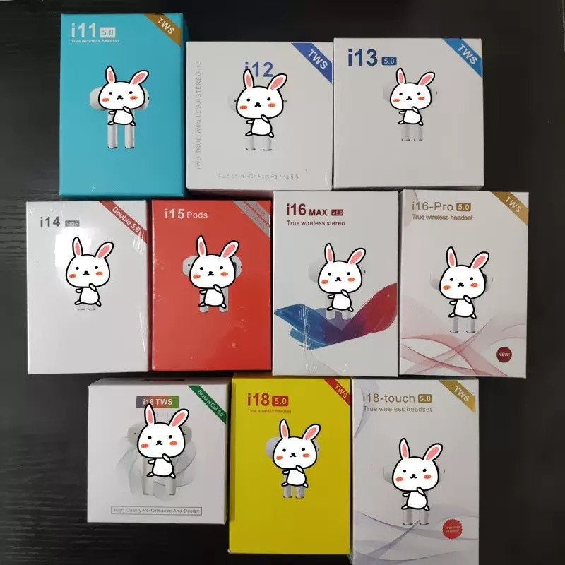 跨境新款i11 i12 i13 i14 i15 i16 i18马卡龙5.0游戏无线蓝牙耳机|undefined