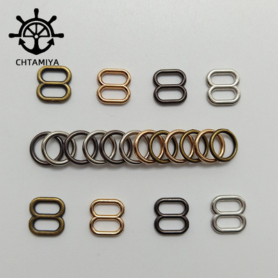 现货金属可调节089内衣扣 银色文胸扣配件 可调节吊带肩带扣