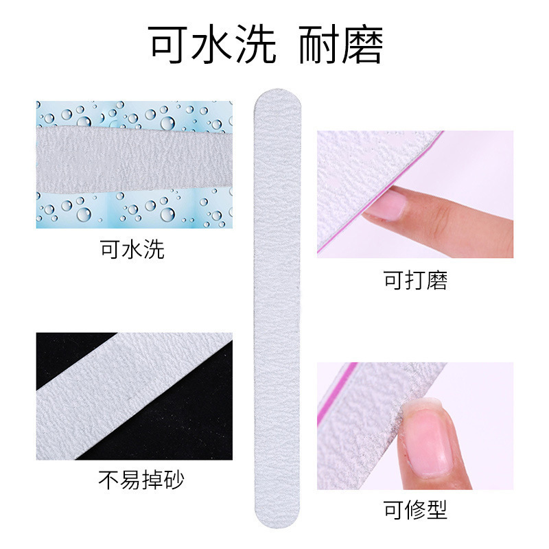 Tienda de uñas especial para manicura tiras de manicura tiras de manicura tiras de manicura tiras de arena lima de uñas lima de uñas lima de pulir de doble cara
