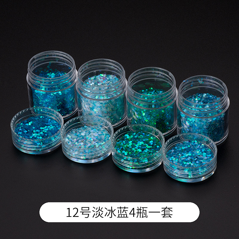polvo brillante DIY material sequinilla goteo AB molde resina UV aceite Mahjong relleno joyas auriculares ilusión