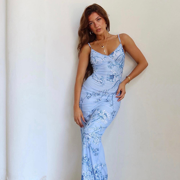 Summer fitted long skirt