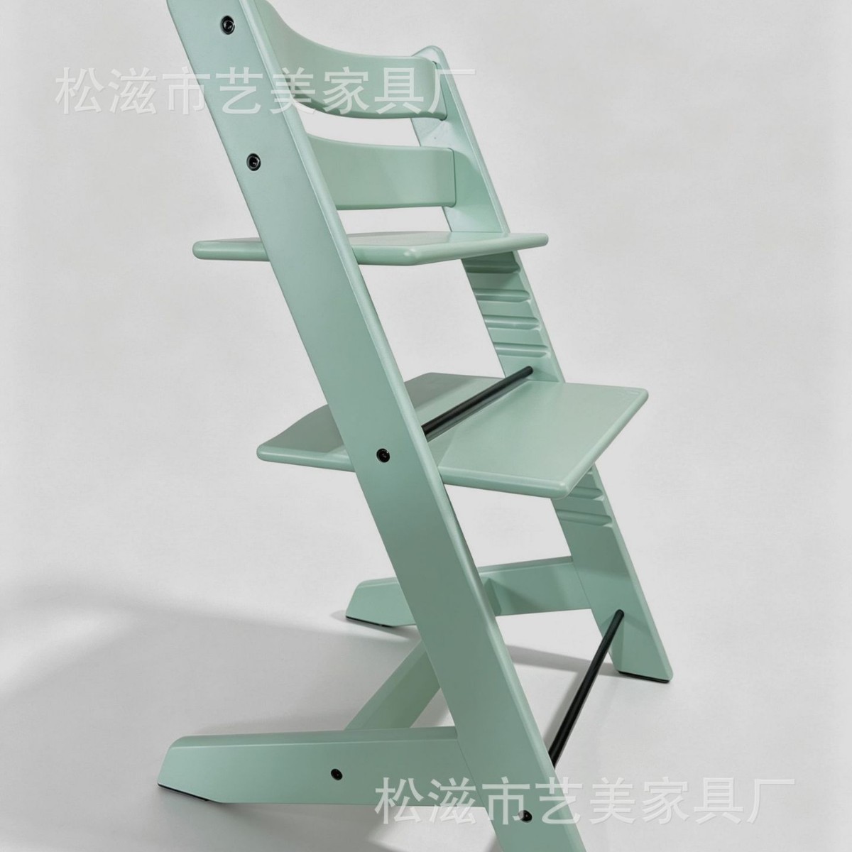 Silla de crecimiento para niños, silla de comedor de madera de haya, asiento multifuncional para comer para bebés, silla ajustable de madera maciza, silla de comedor de crecimiento para niños
