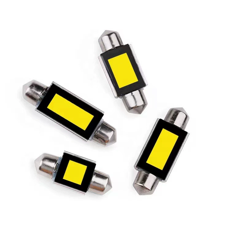 Новое декодирование двойной наконечник-COB 31MM-36MM-39MM-42MM автомобильный светильник для чтения крыша свет номерного знака