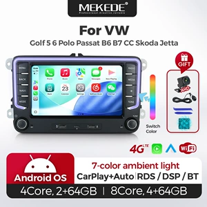Volkswagen Golf 5 6 Polo Passat B6 üçün 7" Android Avtomobil Naviqasiya Sistemi