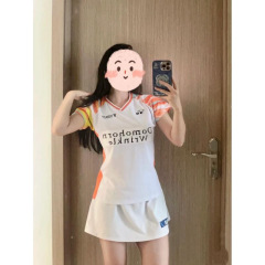 新型バドミントン服日本チーム志田千陽バドミントン夏男女速乾半袖選手大会服