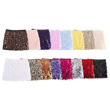 外贸2025冬季新款女装欧美风亮片包臀半身裙迷你性感短裙3920139