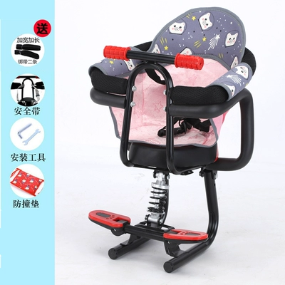 for Electric Motorcycles and Small Spaces, Child seat shed - 903blackdouble-fencestrapspink-mat-default-item