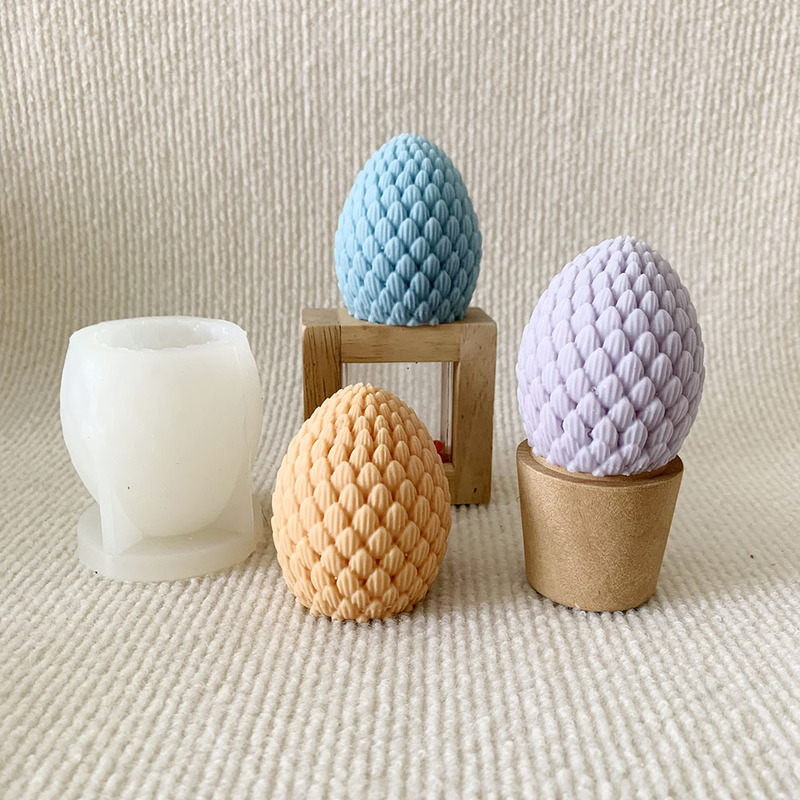 立体松ぼっくりアロマキャンドルモールドクリスマス松ぼっくり手作り石鹸石膏家の装飾ディフューザーストーンシリコンモールド|undefined