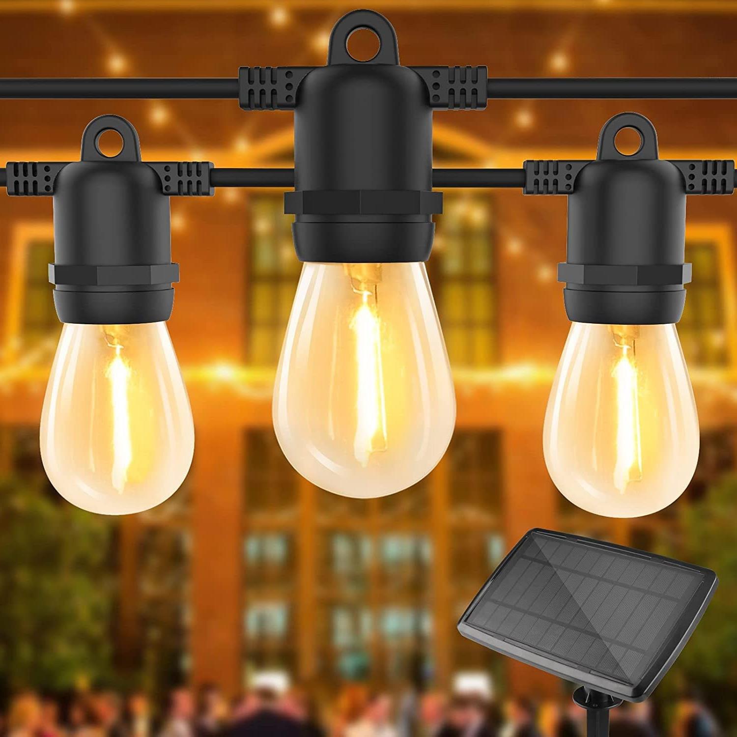 源头供应E27灯串 E27防水串灯室内室外通用款采用一体注塑成型