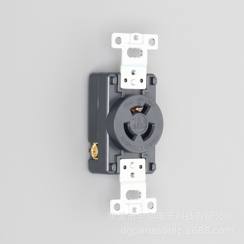AMERICAN DENKI美国电机 美标工业插座3120发电机插座15A 250V