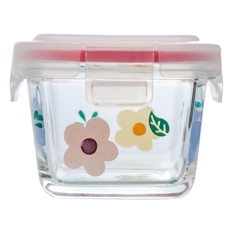 Nido de pájaro chicle melocotón sub-botella Caja Sellada botella de vidrio con tapa portátil hogar Mini caja de mermelada de grado alimenticio