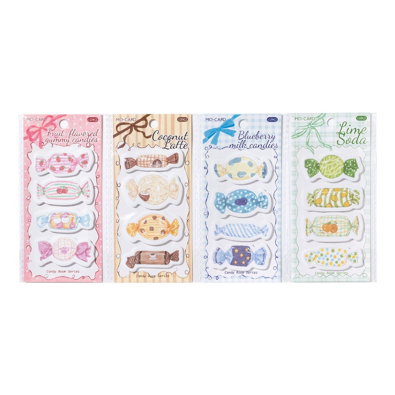 Момо записки Post-it Candy Department House Series Cartoon Hand-drawn Healing Illustrations Стикеры для учебы и офиса Сообщения
