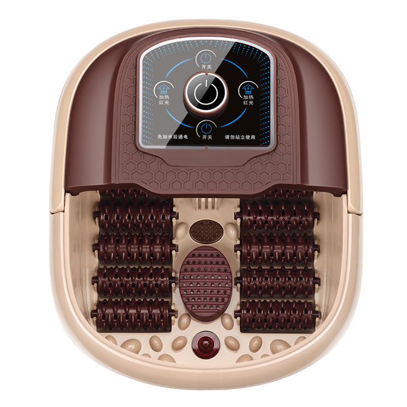 捷瑞凯足浴盆全自动加热洗脚盆家用洗脚桶养生足底按摩足浴器代发