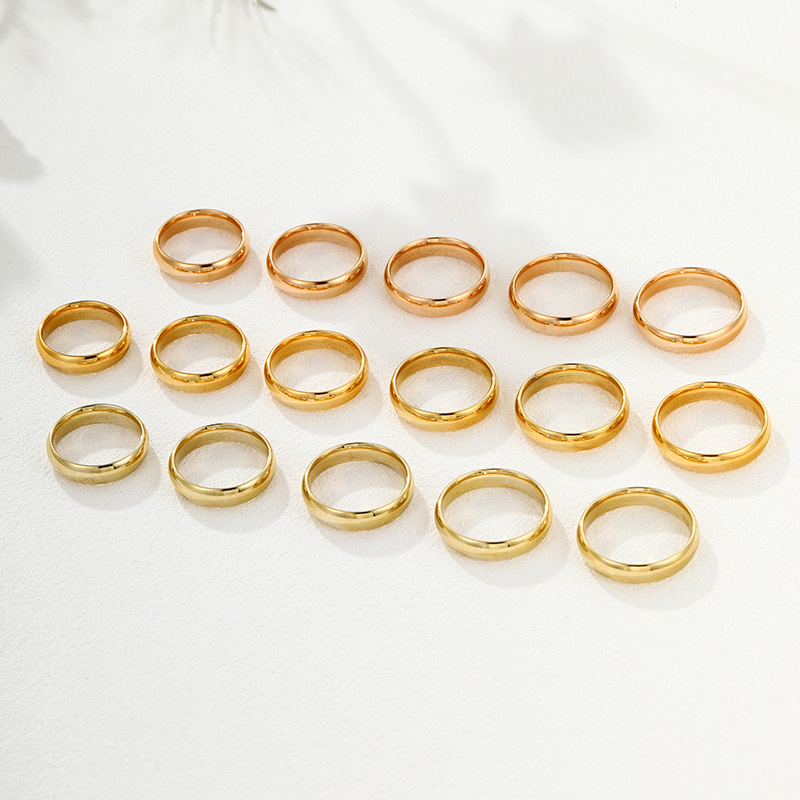 Anillo Sencillo de Acero Inoxidable Xuping, Nuevo y Moderno, con Superficie Lisa, Estilo Europeo y Americano, Anillo de Lujo Ligero para Uso Diario, Venta al Por Mayor image 3