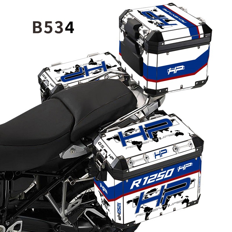 BMW R1200GS R1250GS ADV 사이드 박스 스티커 알루미늄 박스 스티커 풀 꽃 반사 방수 내마모성