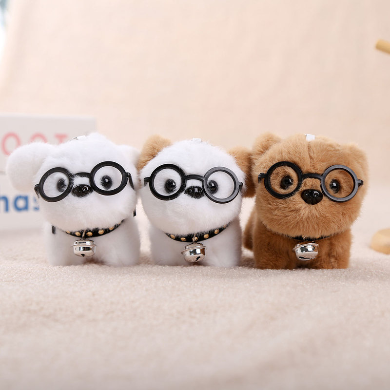 かわいい子犬ペンダントウエストハイランド犬ぬいぐるみおもちゃ人形バックパックキーホルダーペンダントガールフレンドギフト|undefined