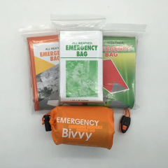 户外应急睡袋 信封式睡袋 保温效果好 PE 橙色保温睡袋求救睡袋