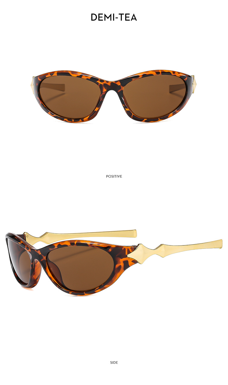 45g Weight Full Frame Glasses Structure Sunglasses Classification PC, UV400 Protection Lens Material Special-Shaped Mirror Glasses Style Outdoor, Travel Occasion Geometric Pattern Unisex Gender Streetwear Style Streetwear Geometric PC UV400 Protection Special-Shaped Mirror Full Frame Men's Sunglasses 9