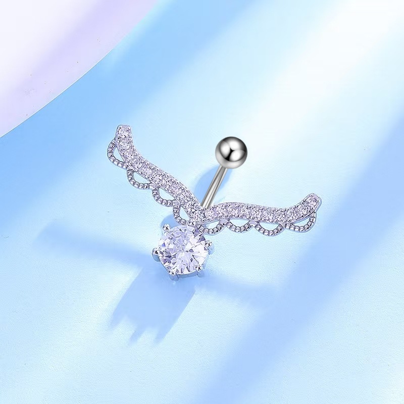Labret piercing jewelry detail image