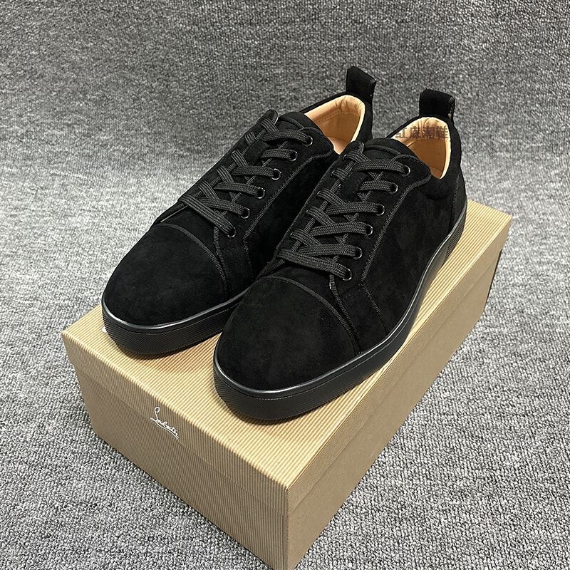 European and American Foreign Trade ACL Red Bottom Shoes Rivet Men's Shoe Head Nail cl Lovers Women's Shoes Rhinestone Casual Trendy Board Shoes