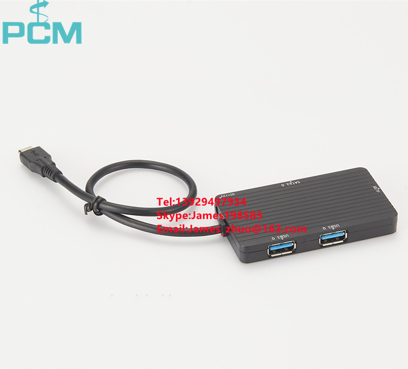 USB 3.1 Type-C to SATA Adapter with SD card reader