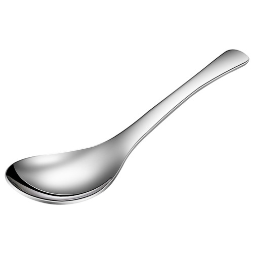 Creative and cute stainless steel soup spoon for household use, small teaspoon for children's meals