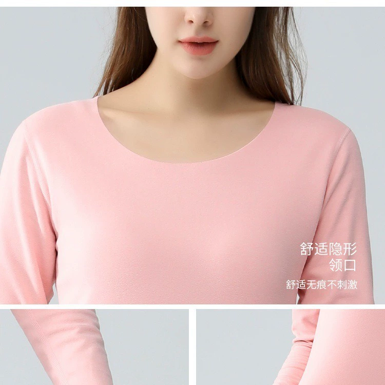 2024 дамы новый теплый набор с поверхностью AB двухсторонний толстый осенний и зимний стройный нижний рубашка нижнее белье оптом