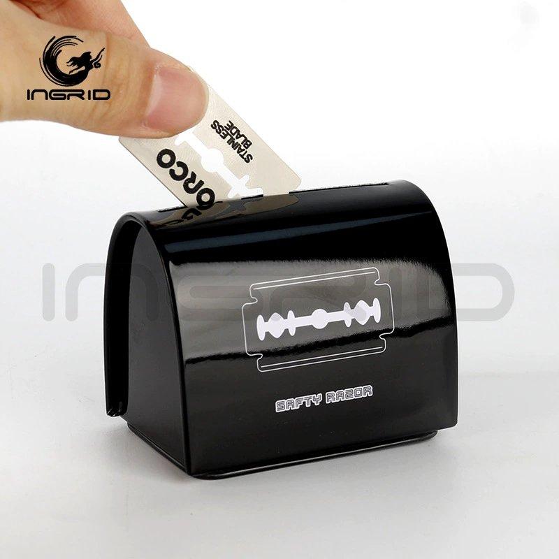 Razor, small capacious blade, removable storage box stainless steel