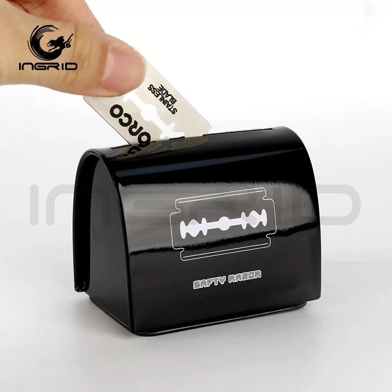 Razor, small capacious blade, removable storage box stainless steel