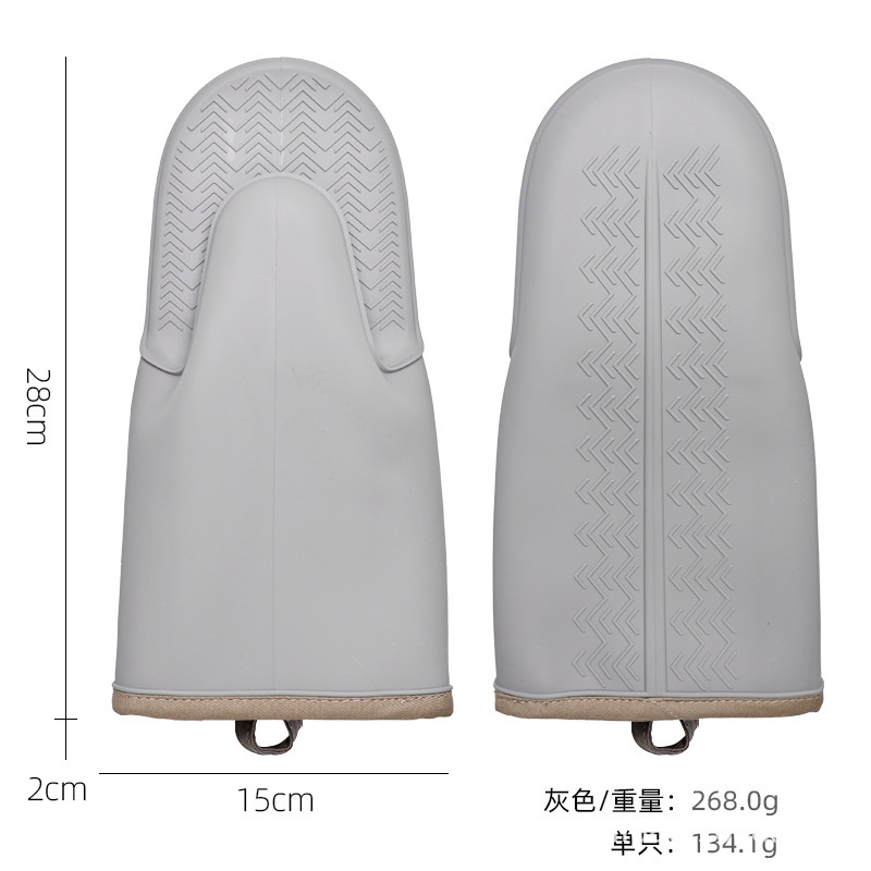 Fabricantes al por mayor guantes de microondas guantes de horno resistentes al calor guantes de horno de silicona guantes de horno de aislamiento térmico