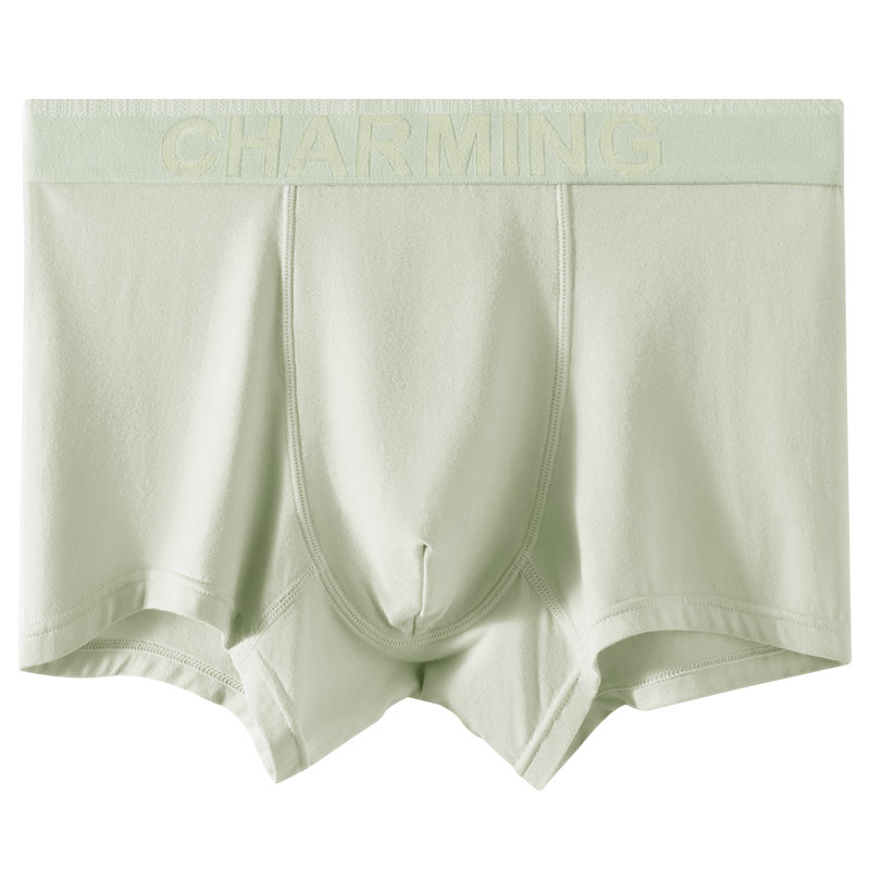 Ropa interior de los hombres modal algodón boxer shorts juventud inconsútil deportes transpirable más tamaño boxer shorts cabeza ropa interior