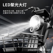 凤凰新国标电动车可上牌学生成人男女式电动自行车48V长续航新款